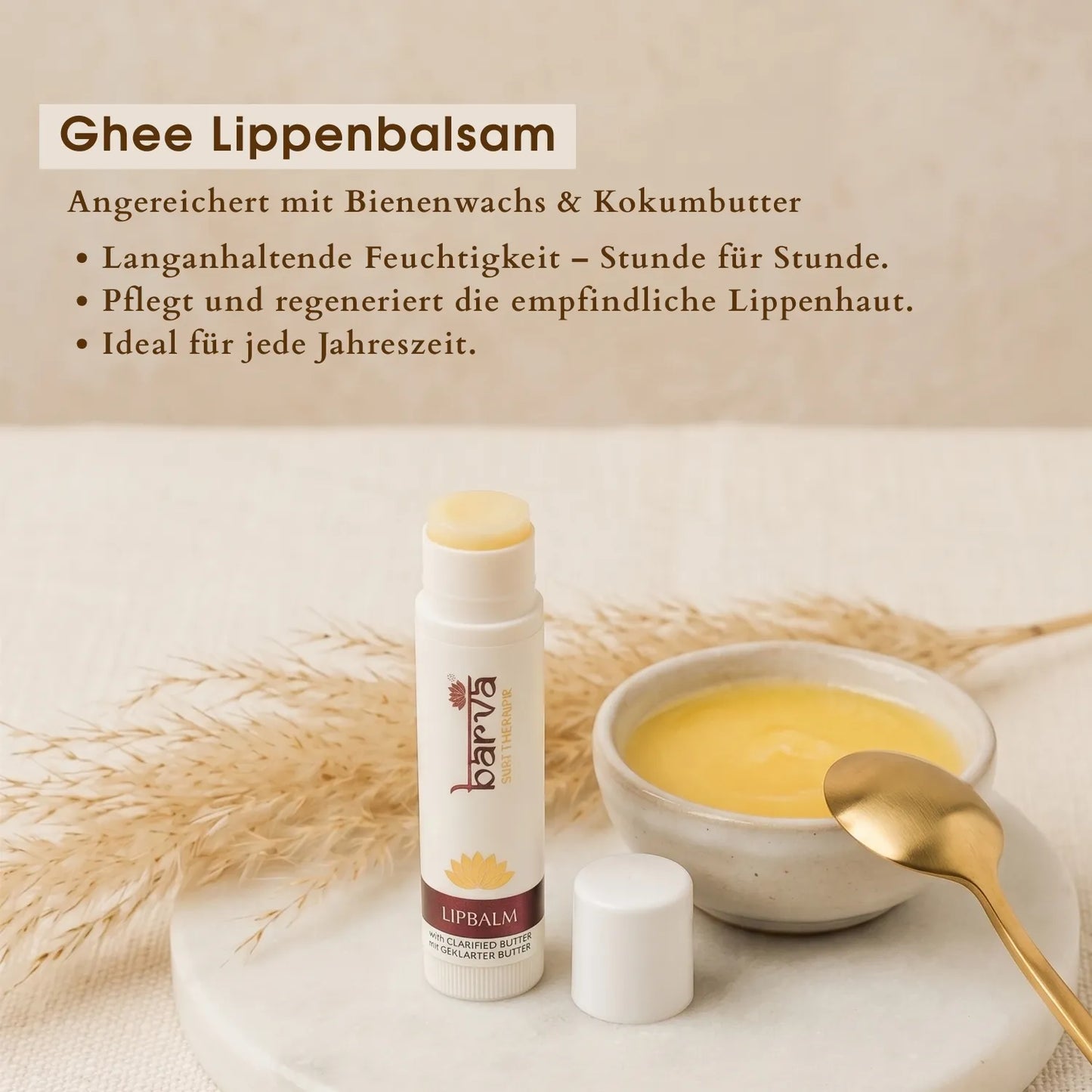 Natural Ghee-enriched Lip Balm