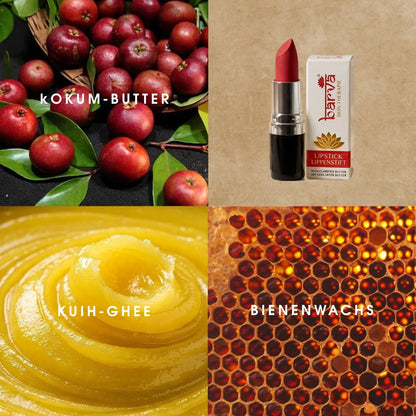 Mit natürlichem Ghee angereicherte Lippenstifte