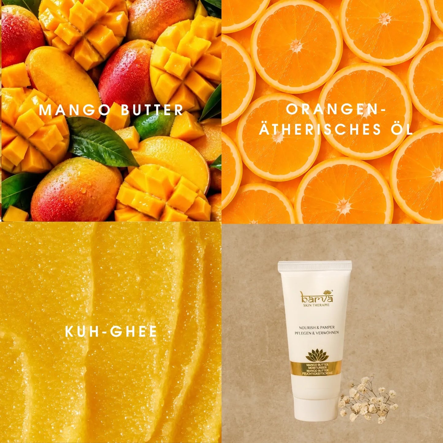 Mangobutter Feuchtigkeitscreme / Gesichtscreme